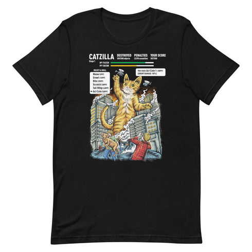 Catzilla Video Game Premium T-Shirt